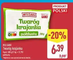 ALDI Twaróg krajanka półtłusta Milsani oferta