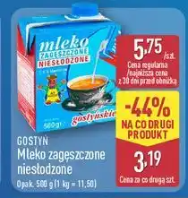 ALDI Mleko zagęszczone niesłodzone Gostyń oferta