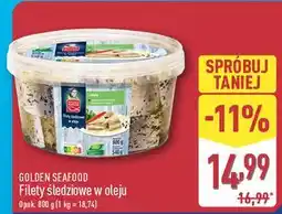 ALDI Filety śledziowe w oleju z cebulą Golden Seafood oferta