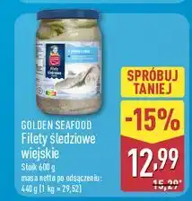 ALDI Filety śledziowe wiejskie Golden Seafood oferta