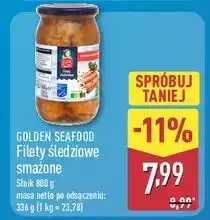 ALDI Filety śledziowe smażone Golden Seafood oferta