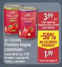 ALDI Pomidory krojone w kostkę z papryczką chili All Seasons oferta