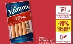 ALDI Parówki z szynki Krakus Animex oferta