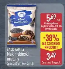 ALDI Mak niebieski mielony Back Family oferta
