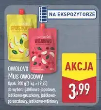 ALDI Mus jabłkowo-wiśniowy Owolovo oferta