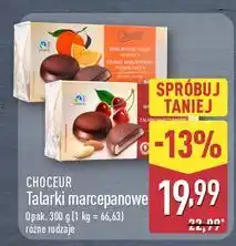 ALDI Talarki marcepanowe z nadzieniem wiśniowym Choceur oferta