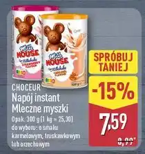 ALDI Napój mleczne myszki orzechowy Choceur oferta