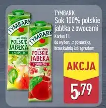 ALDI Sok 100% polskie jabłka z brzoskwinią Tymbark oferta