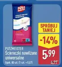ALDI Ściereczki nawilżane uniwersalne Putzmeister oferta