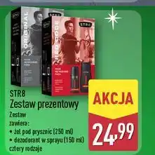 ALDI Zestaw w pudełku red code żel pod prysznic 250 ml + dezodorant 150 Str8 oferta