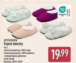 ALDI Kapcie baleriny 36/37-40/41 Up2Fashion oferta