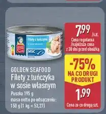 ALDI Filety z tuńczyka w sosie własnym Golden Seafood oferta