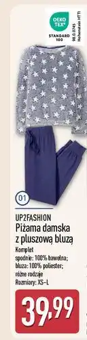 ALDI Piżama damska pluszowa s-l Up2Fashion oferta