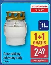 ALDI Znicz szklany oferta