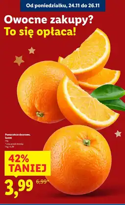 Lidl Pomarańcze deserowe, luzem Lidl oferta