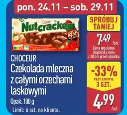 ALDI Czekolada mleczna z całymi orzechami laskowymi oferta