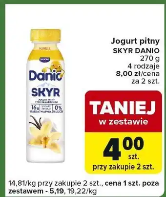 Jogurt pitny SKYR DANIO różne rodzaje