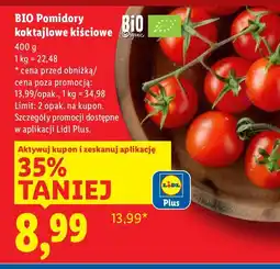 Lidl Pomidory koktajlowe kiściowe BIO Lidl oferta