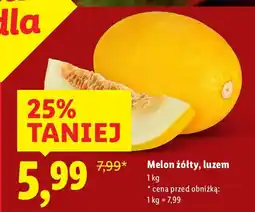 Lidl Melon żółty, luzem Lidl oferta