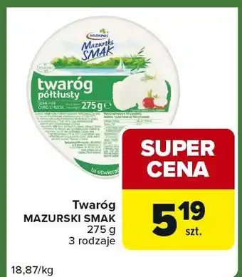 Carrefour Express Twaróg MAZURSKI SMAK oferta