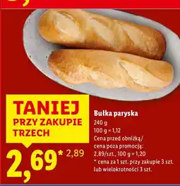 Lidl Bułka paryska Lidl oferta