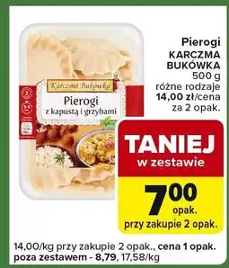 Carrefour Express Pierogi KARCZMA BUKOWIKA z kapustą i grzybami oferta