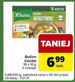 Carrefour Express Bulion KNORR warzywny 18 x 10 g oferta