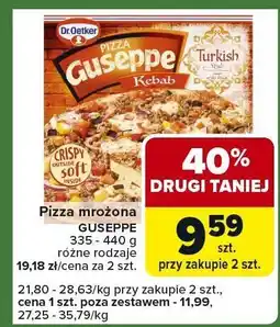 Carrefour Express Pizza mrożona GUSEPPE Turkish Kebab oferta