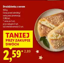 Lidl Drożdżówka z serem Lidl oferta
