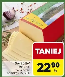Carrefour Express Ser żółty MORSKI oferta