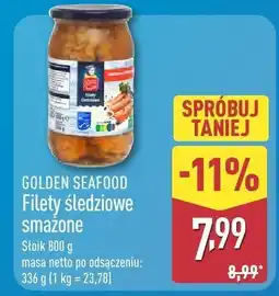 ALDI Filety Golden Seafood śledziowe smażone oferta