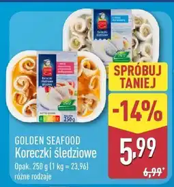 ALDI Koreczki Golden Seafood śledziowe różne rodzaje oferta