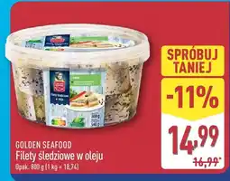 ALDI Filety Golden Seafood śledziowe w oleju oferta