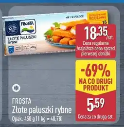 ALDI Złote paluszki rybne Frosta oferta