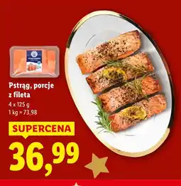 Lidl Pstrąg porcje z fileta 4x125g Lidl oferta