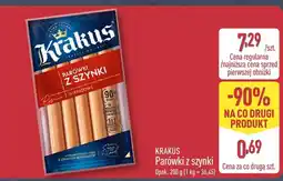 ALDI Parówki Krakus z szynki oferta