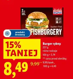 Lidl Burger rybny Lidl oferta