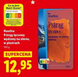 Lidl Nautica Pstrąg tęczowy wędzony na zimno w plastrach 100g oferta