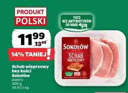 Netto Schab wieprzowy bez kości plastry Sokołów oferta