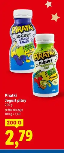 Lidl Jogurt Piratki Jogurt pitny oferta