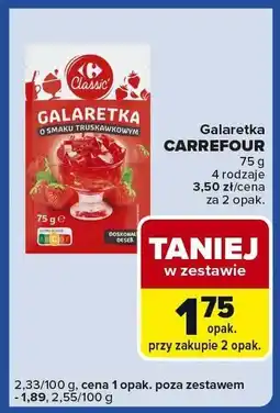 Carrefour Express Galaretka CARREFOUR 75 g 4 rodzaje oferta