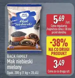 ALDI Mak niebieski mielony Baeck Family oferta