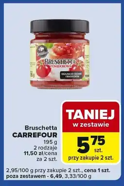Carrefour Express Bruschetta CARREFOUR 195 g 2 rodzaje oferta