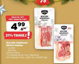Netto Boczek wędzony surowy Mistrz Rohus oferta
