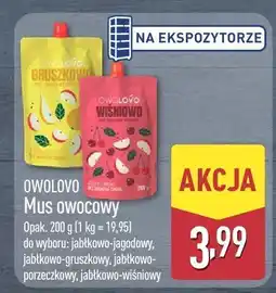 ALDI Mus owocowy Owolovo oferta