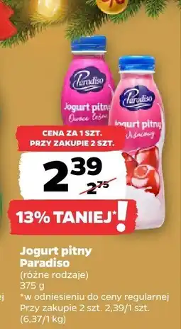 Netto Jogurt pitny (różne rodzaje) Paradiso oferta