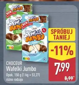 ALDI Wafelki Jumbo Choceur różne rodzaje oferta