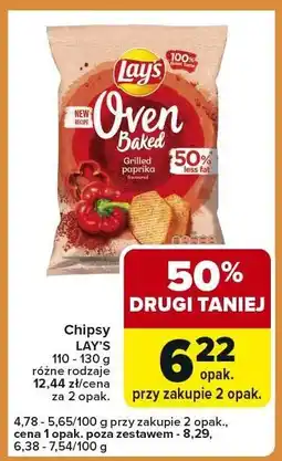 Carrefour Express Chipsy LAY'S OVEN BAKED Grilled paprika 110-130 g różne rodzaje oferta