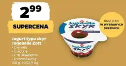 Netto Jogurt typu skyr Jogobella z wiśnią Zott oferta
