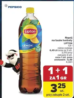 Carrefour Napój herbata Lipton Lemon Ice Tea oferta